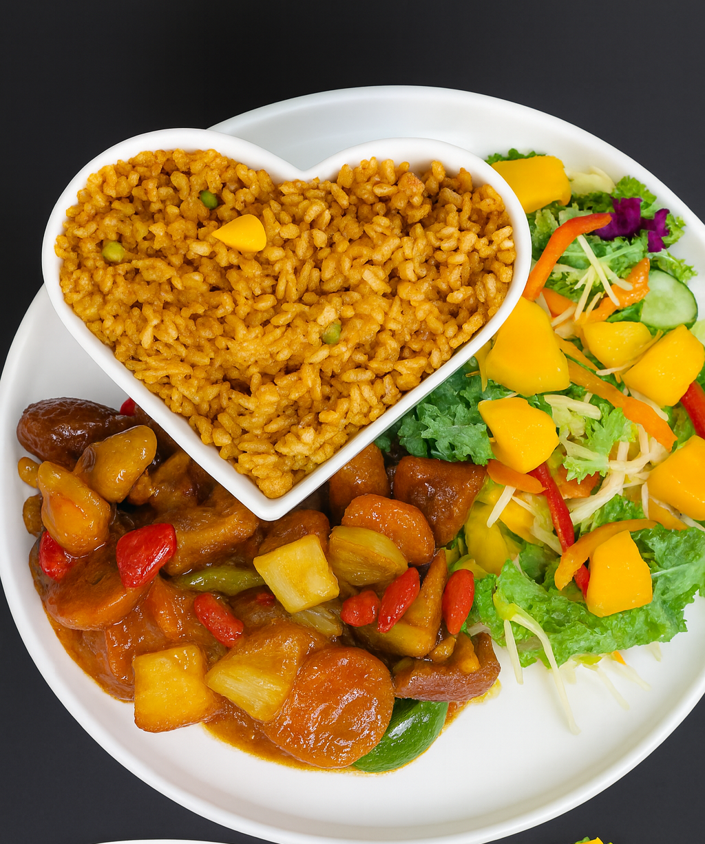 Caribbean Sweet and Sour Pork