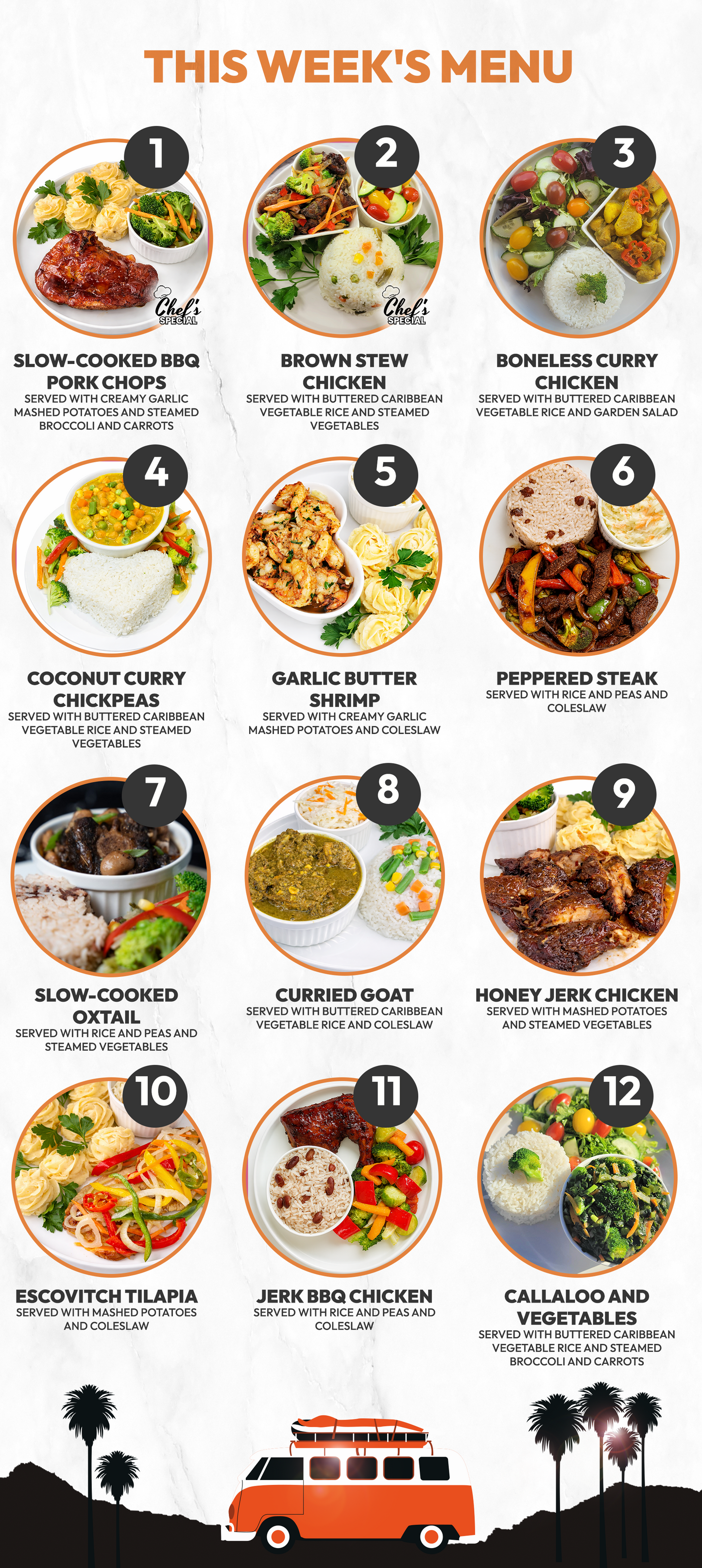 Caribbean & Jamaican Meal Prep in Toronto & GTA | 6 MEAL PLAN