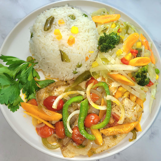 Garlic - Herb Steamed Tilapia