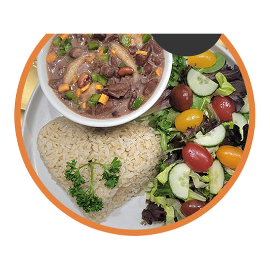 Ital Stew with Habanero Rice and Steamed Vegetables