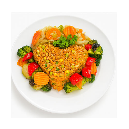 Sunshine Sautéed Cabbage with Habanero Rice and Steamed Vegetables